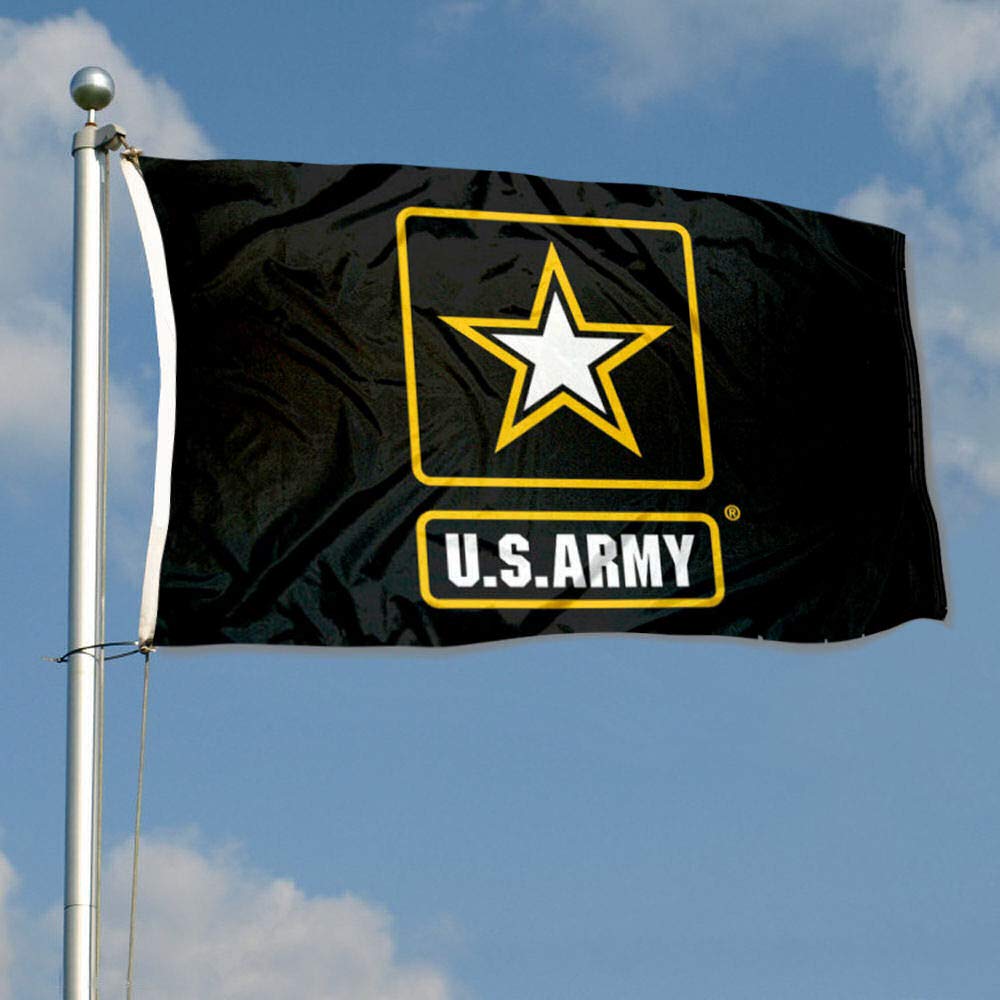 College Flags & Banners Co. United States Army Star Logo Mark Flag - Sports Collectibles, Sports Memorabilia, Sports Fan Shop, Sports Gifts