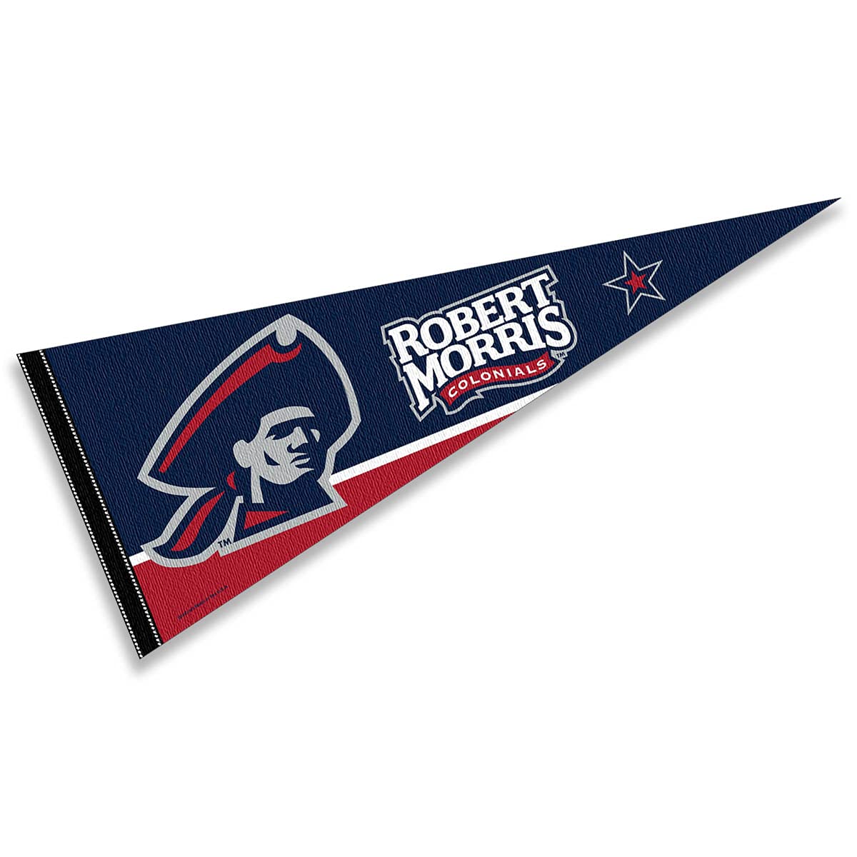 College Flags & Banners Co. Robert Morris Colonials Full Size Pennant Flag - Sports Collectibles, Sports Memorabilia, Sports Fan Shop, Sports Gifts
