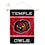 College Flags & Banners Co. Temple Owls Window Wall Banner Hanging Flag with Suction Cup - Sports Collectibles, Sports Memorabilia, Sports Fan Shop, Sports Gifts