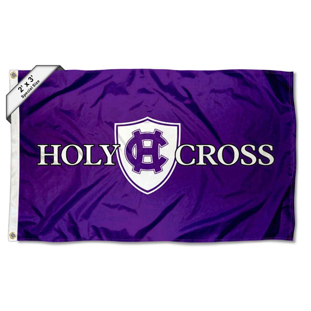 College Flags & Banners Co. Holy Cross Crusaders Small 2x3 Foot Flag - Sports Collectibles, Sports Memorabilia, Sports Fan Shop, Sports Gifts
