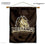 Southwest Minnesota State Mustangs Logo Double Sided House Flag and Wood Banner Pole Set - Sports Collectibles, Sports Memorabilia, Sports Fan Shop, Sports Gifts