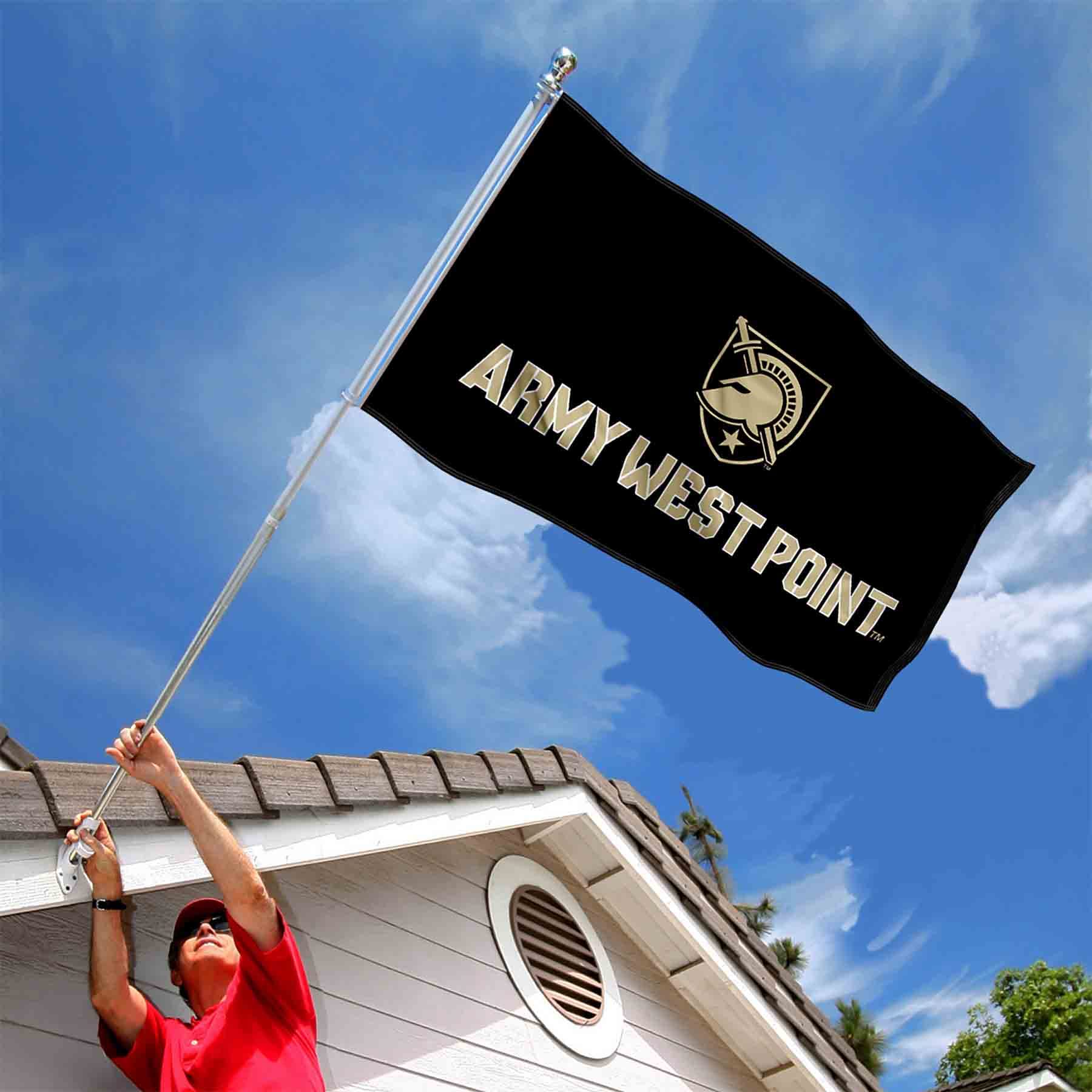 Army Black Knights Athena Shield College Flag - Sports Collectibles, Sports Memorabilia, Sports Fan Shop, Sports Gifts