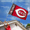 Cincinnati Reds Flag Pole and Bracket Set - Sports Collectibles, Sports Memorabilia, Sports Fan Shop, Sports Gifts