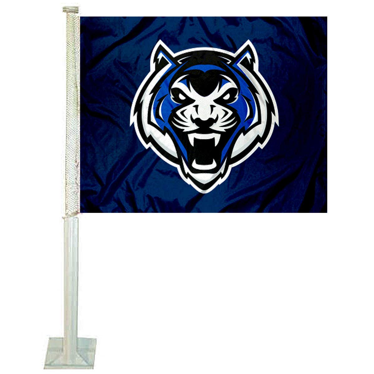College Flags & Banners Co. Lincoln Blue Tigers Car Flag - Sports Collectibles, Sports Memorabilia, Sports Fan Shop, Sports Gifts