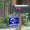 College Flags & Banners Co. Christopher Newport Captains Garden Flag and Mailbox Post Pole Mount Holder Set - Sports Collectibles, Sports Memorabilia, Sports Fan Shop, Sports Gifts