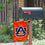 College Flags & Banners Co. Auburn University Orange Garden Flag and Mailbox Post Pole Mount Holder Set - Sports Collectibles, Sports Memorabilia, Sports Fan Shop, Sports Gifts