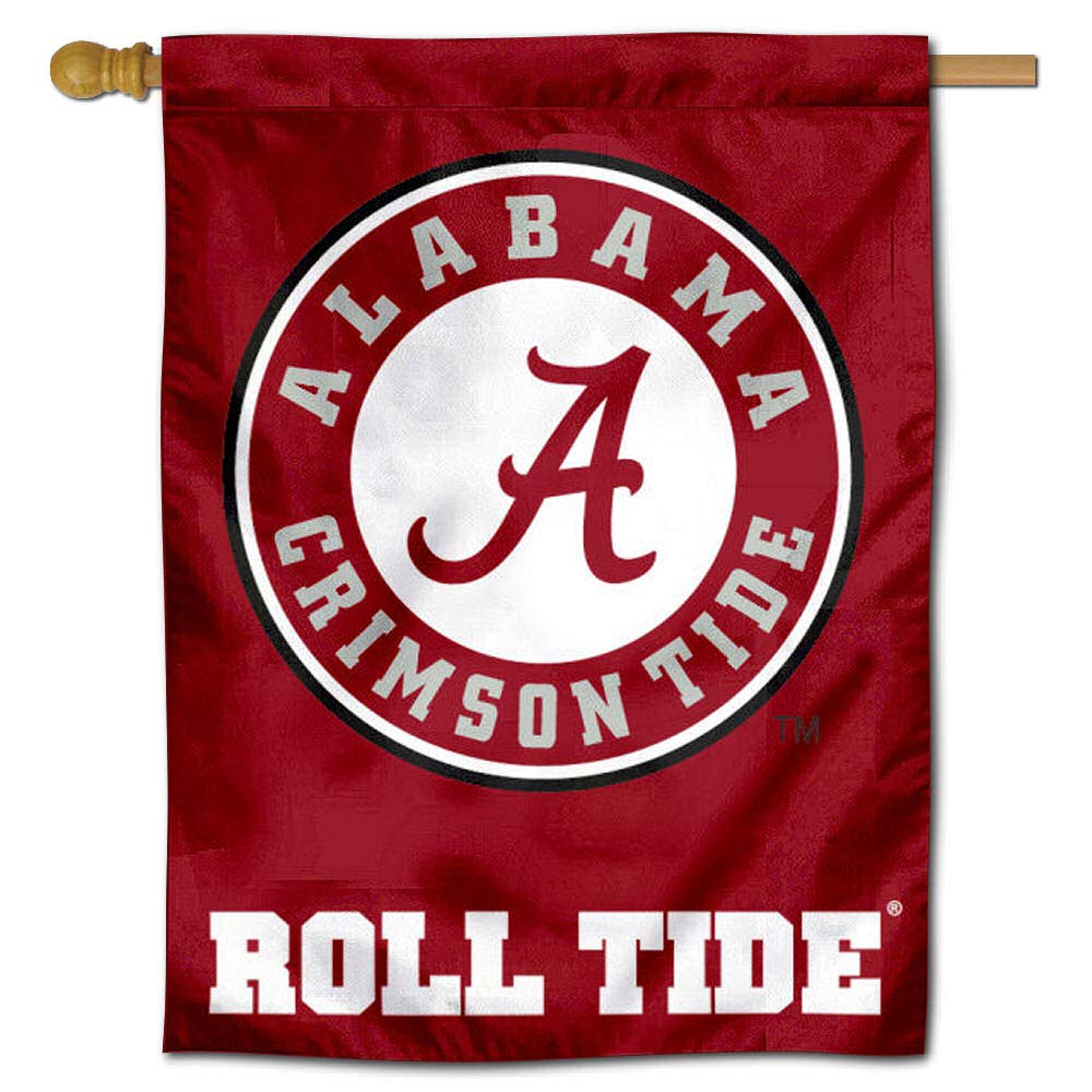 Alabama Crimson Roll Tide Banner House Flag - Sports Collectibles, Sports Memorabilia, Sports Fan Shop, Sports Gifts