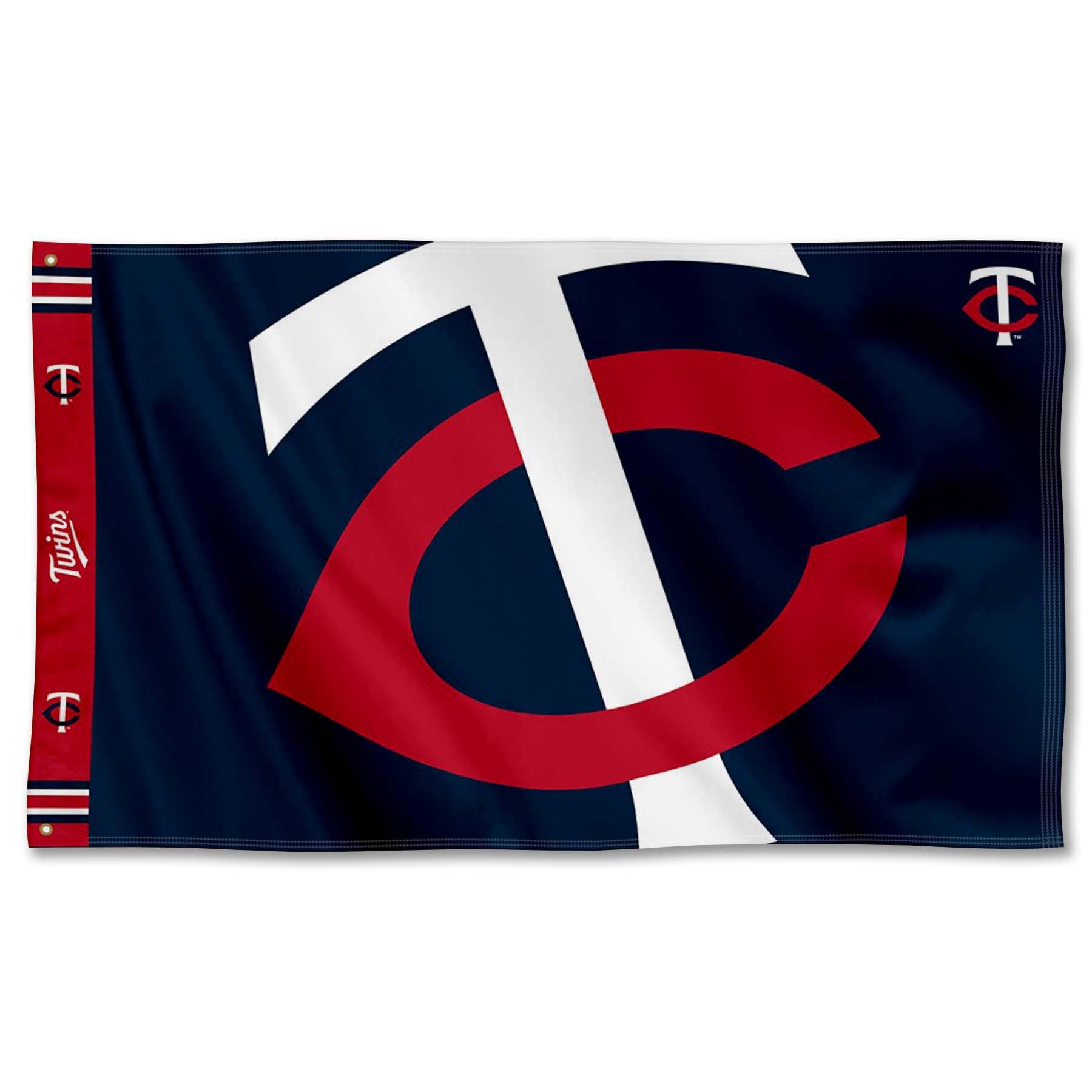 WinCraft Minnesota Twins Printed Header Flag 3x5 Banner - Sports Collectibles, Sports Memorabilia, Sports Fan Shop, Sports Gifts