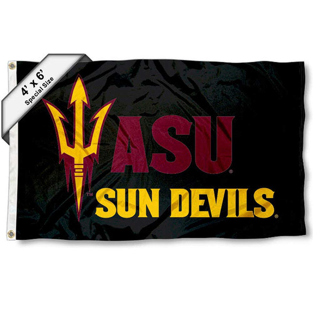 College Flags & Banners Co. ASU Sun Devils 4 ft x 6 ft Flag - Sports Collectibles, Sports Memorabilia, Sports Fan Shop, Sports Gifts