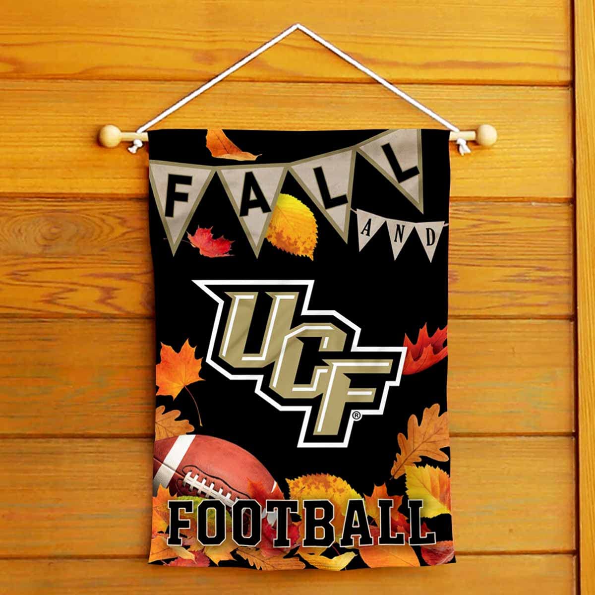 College Flags & Banners Co. Central Florida Knights Fall Leaves Football Season Garden Yard Flag - Sports Collectibles, Sports Memorabilia, Sports Fan Shop, Sports Gifts