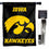 Iowa Hawkeyes House Flag with Flag Pole Set - Sports Collectibles, Sports Memorabilia, Sports Fan Shop, Sports Gifts