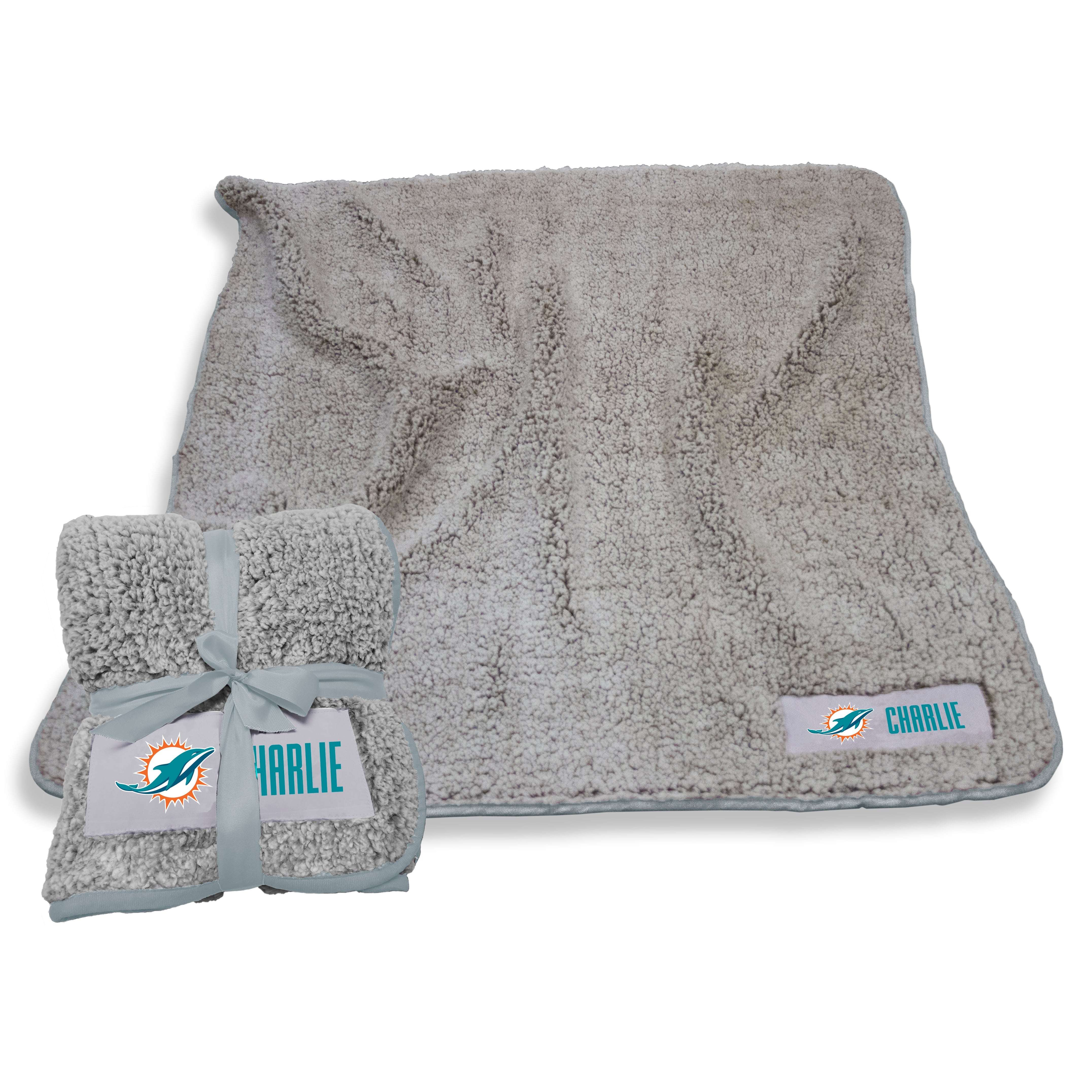 Miami Dolphins Personalized Frosty Fleece