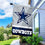 WinCraft Cowboys Banner House Flag and 5 Foot Flagpole Set - Sports Collectibles, Sports Memorabilia, Sports Fan Shop, Sports Gifts