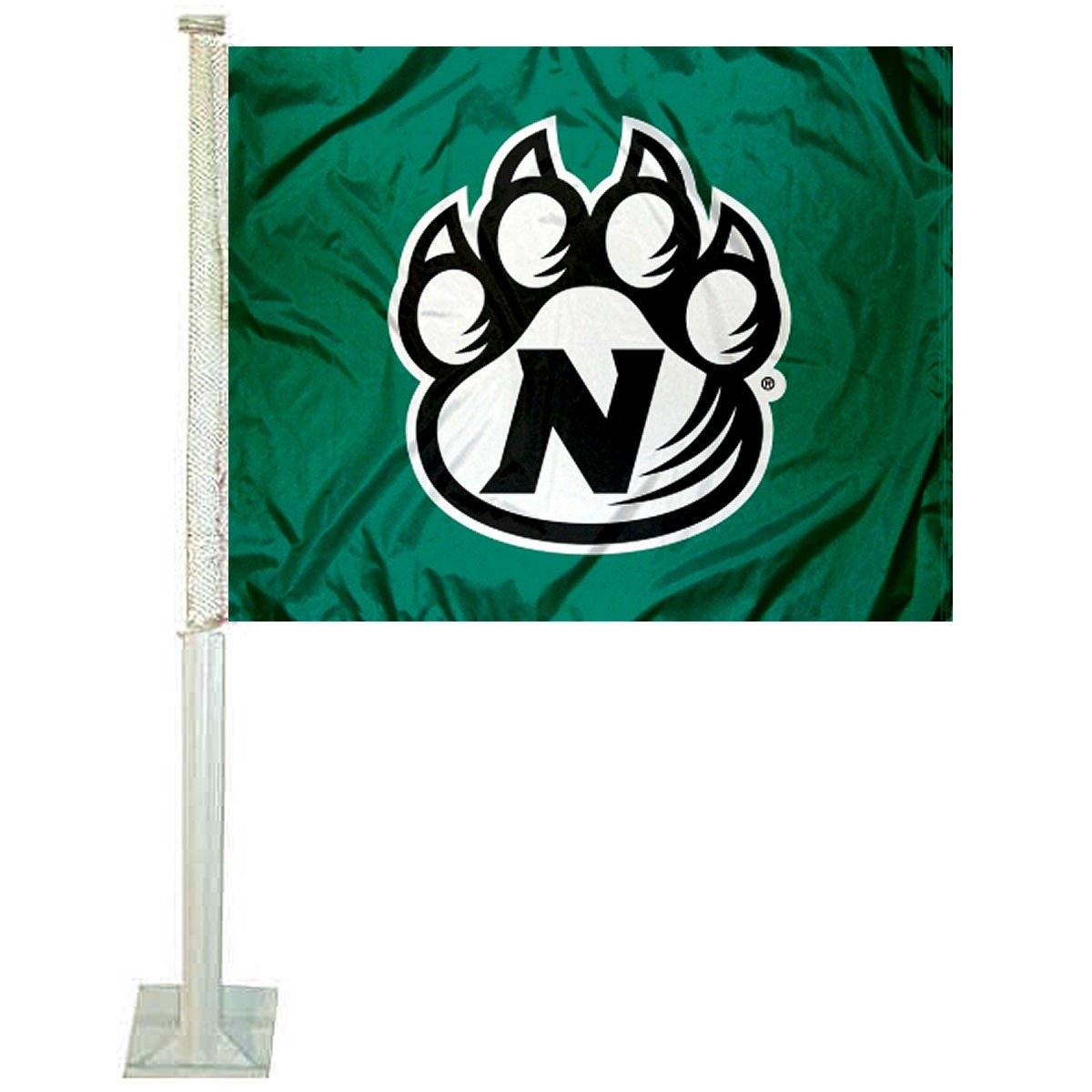 College Flags & Banners Co. Northwest Missouri State Bearcats Car Flag - Sports Collectibles, Sports Memorabilia, Sports Fan Shop, Sports Gifts
