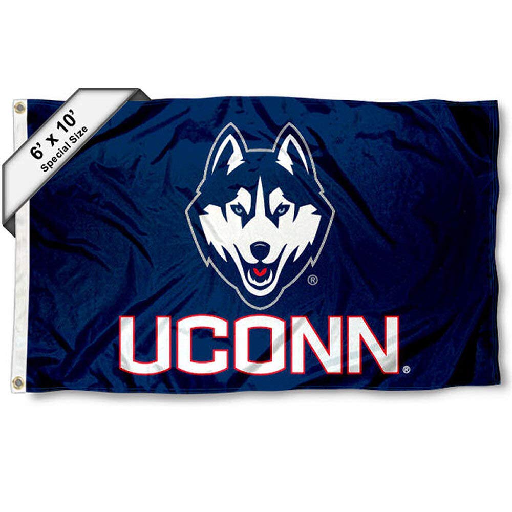 College Flags & Banners Co. Connecticut Huskies 6x10 Feet Flag - Sports Collectibles, Sports Memorabilia, Sports Fan Shop, Sports Gifts