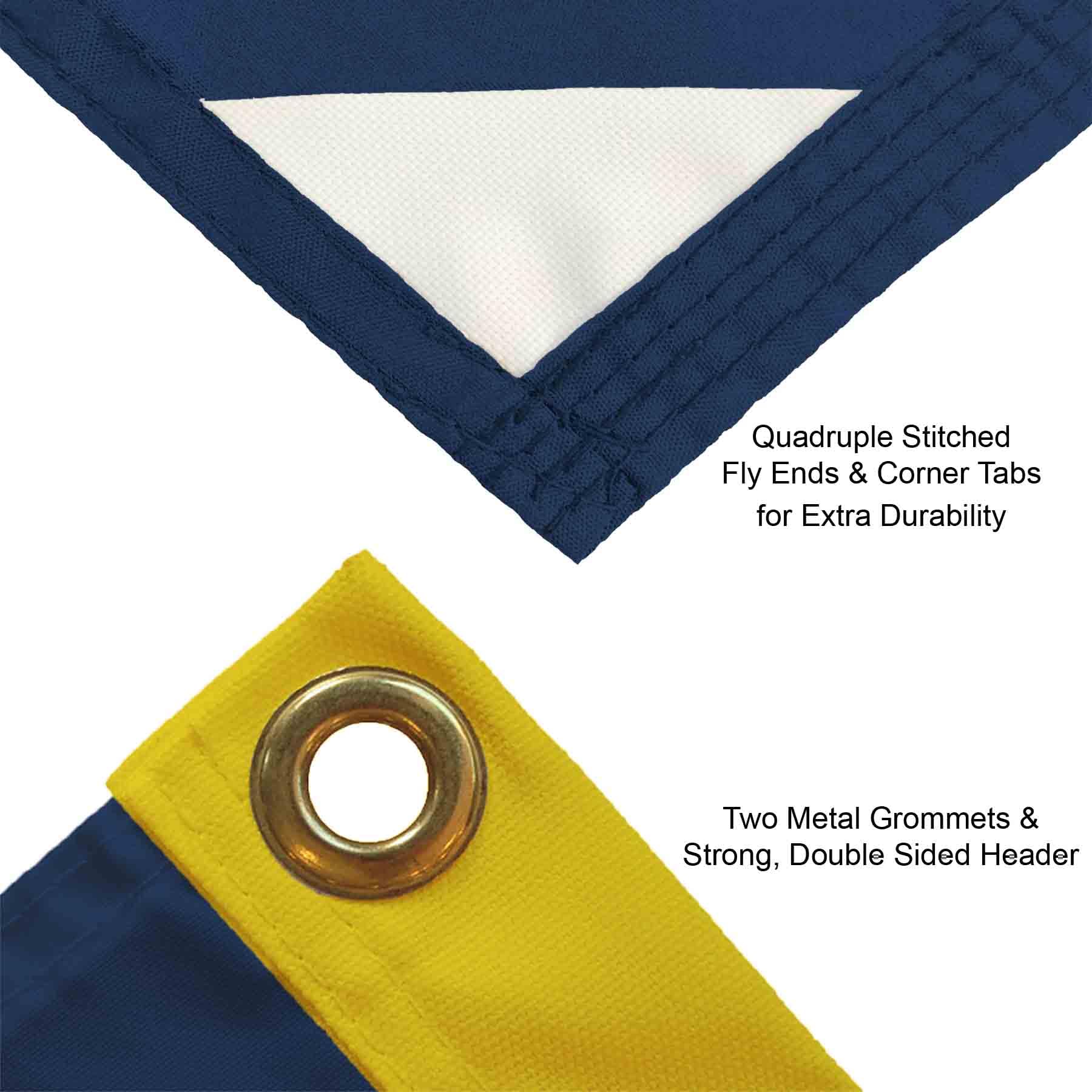 College Flags & Banners Co. Michigan Team University Wolverines Bold Logo Premium Flag - Sports Collectibles, Sports Memorabilia, Sports Fan Shop, Sports Gifts