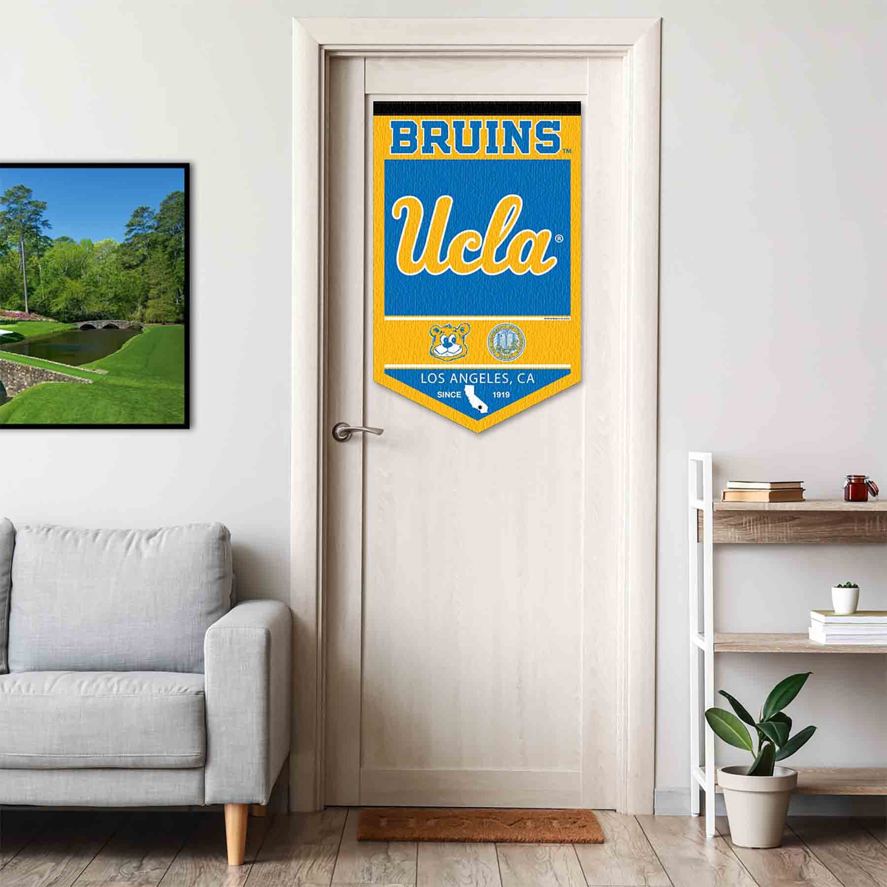College Flags & Banners Co. Bruins Heritage History Banner Pennant - Sports Collectibles, Sports Memorabilia, Sports Fan Shop, Sports Gifts