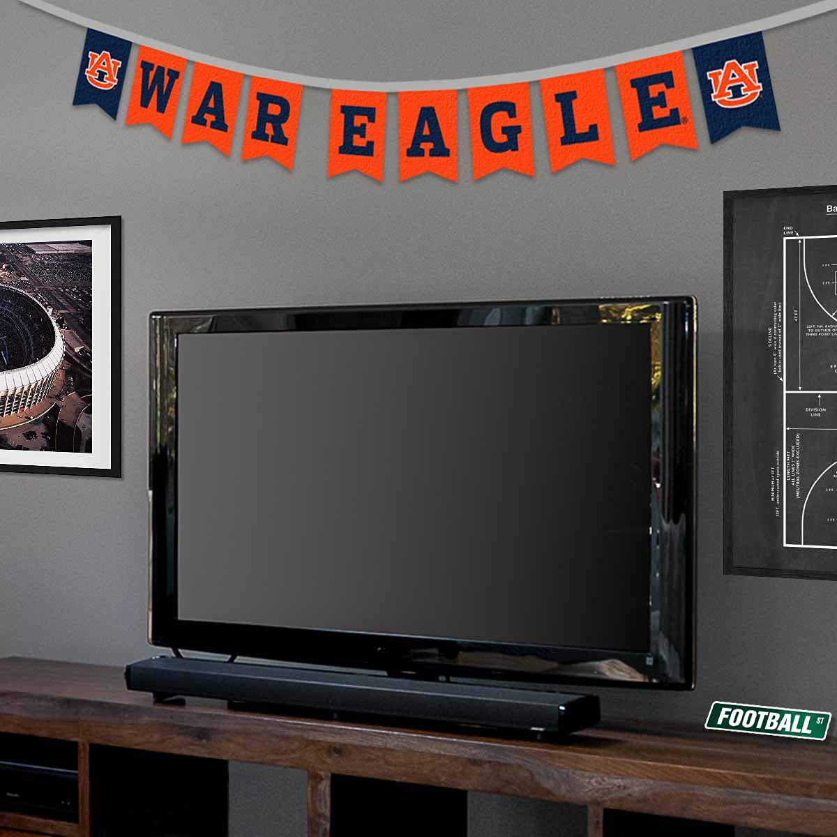 Auburn Banner String Pennant Flags - Sports Collectibles, Sports Memorabilia, Sports Fan Shop, Sports Gifts