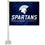 College Flags & Banners Co. Missouri Baptist Spartans Car Flag - Sports Collectibles, Sports Memorabilia, Sports Fan Shop, Sports Gifts