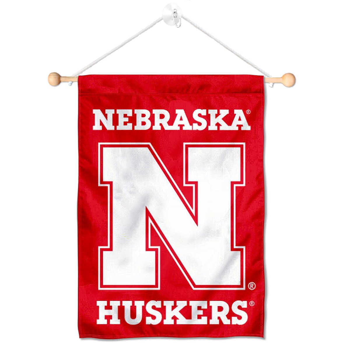 Nebraska Cornhuskers Banner for Windows Doors and Walls - Sports Collectibles, Sports Memorabilia, Sports Fan Shop, Sports Gifts