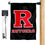 Rutgers University Double Logo Garden Flag and Mailbox Post Pole Mount Holder Set - Sports Collectibles, Sports Memorabilia, Sports Fan Shop, Sports Gifts