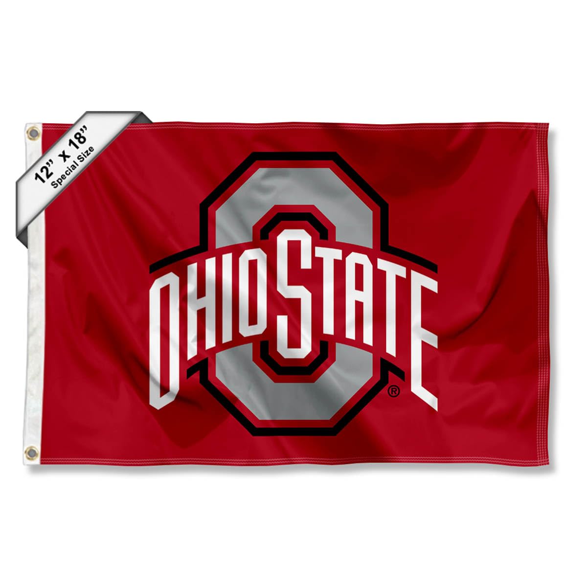 College Flags & Banners Co. Ohio State Buckeyes Boat and Golf Cart Flag - Sports Collectibles, Sports Memorabilia, Sports Fan Shop, Sports Gifts