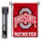 College Flags & Banners Co. Ohio State Buckeyes Garden Flag with Stand Holder - Sports Collectibles, Sports Memorabilia, Sports Fan Shop, Sports Gifts