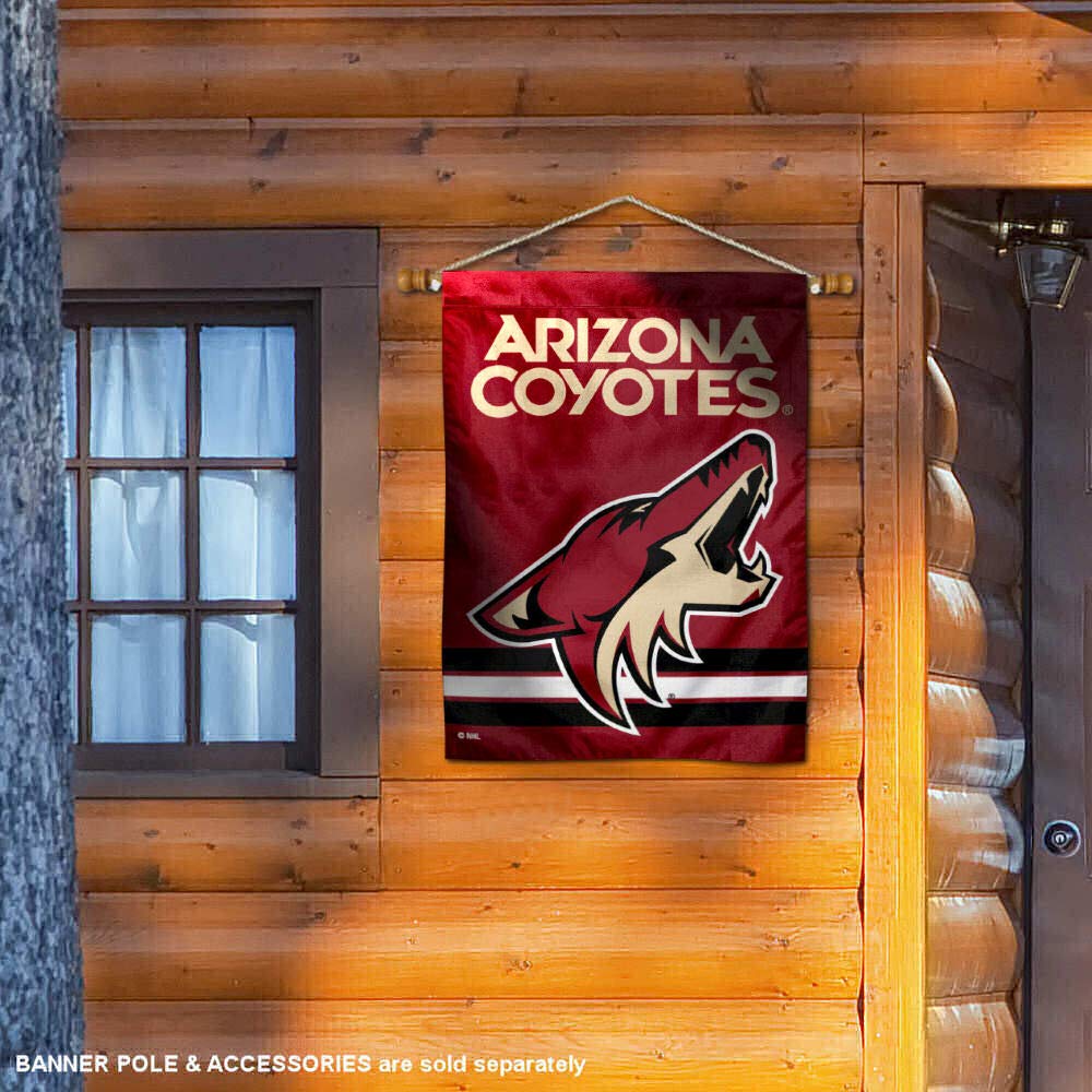 WinCraft Phoenix Coyotes Double Sided Banner House Flag - Sports Collectibles, Sports Memorabilia, Sports Fan Shop, Sports Gifts