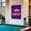 College Flags & Banners Co. UW Stevens Point Pointers Logo Double Sided House Flag and Wood Banner Pole Set - Sports Collectibles, Sports Memorabilia, Sports Fan Shop, Sports Gifts
