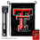College Flags & Banners Co. Texas Tech Red Raiders Dual Logo Garden Flag with Pole Stand Holder - Sports Collectibles, Sports Memorabilia, Sports Fan Shop, Sports Gifts