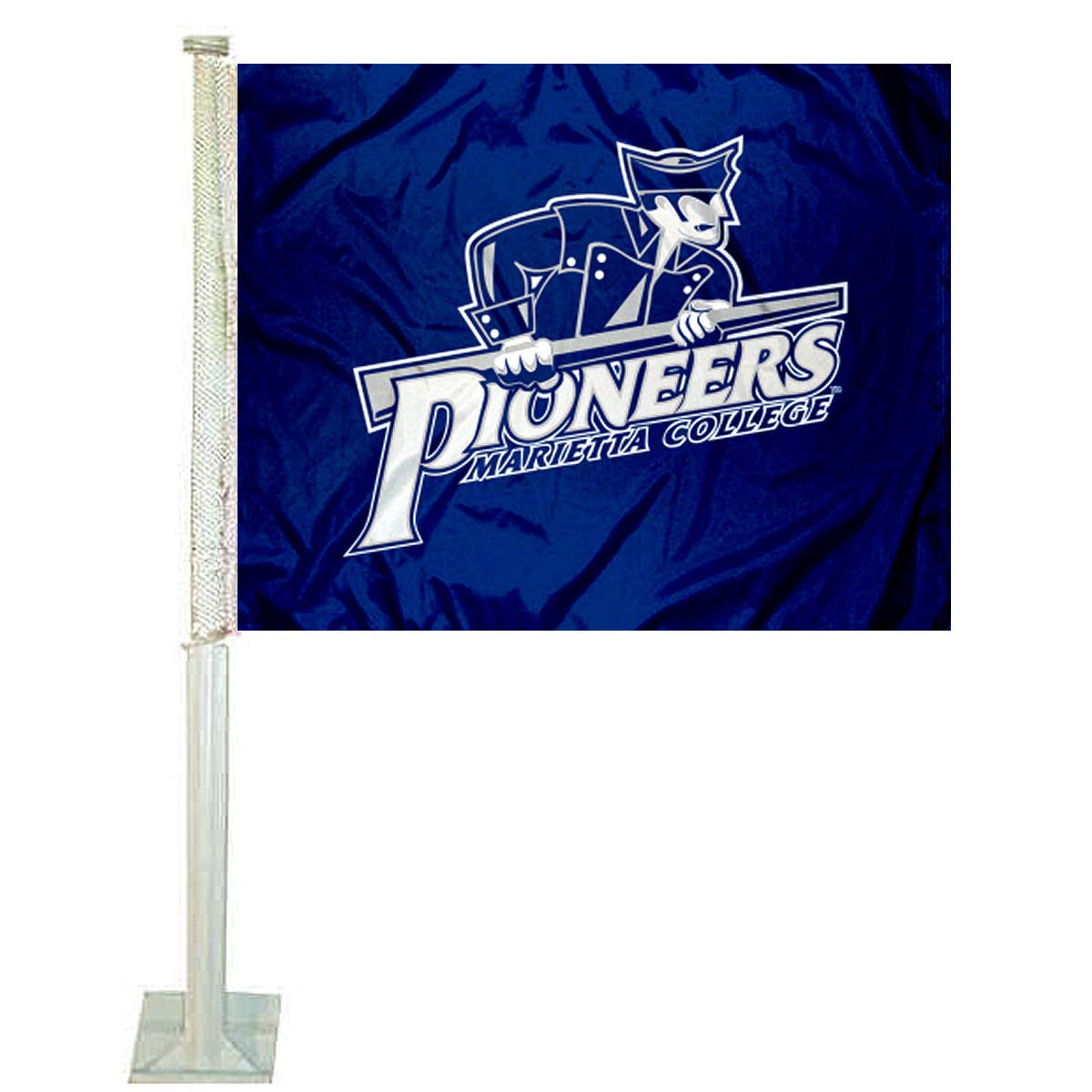 Marietta College Pioneers Car Flag - Sports Collectibles, Sports Memorabilia, Sports Fan Shop, Sports Gifts