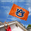 College Flags & Banners Co. Auburn Orange Flag with Pole and Bracket Complete Set - Sports Collectibles, Sports Memorabilia, Sports Fan Shop, Sports Gifts