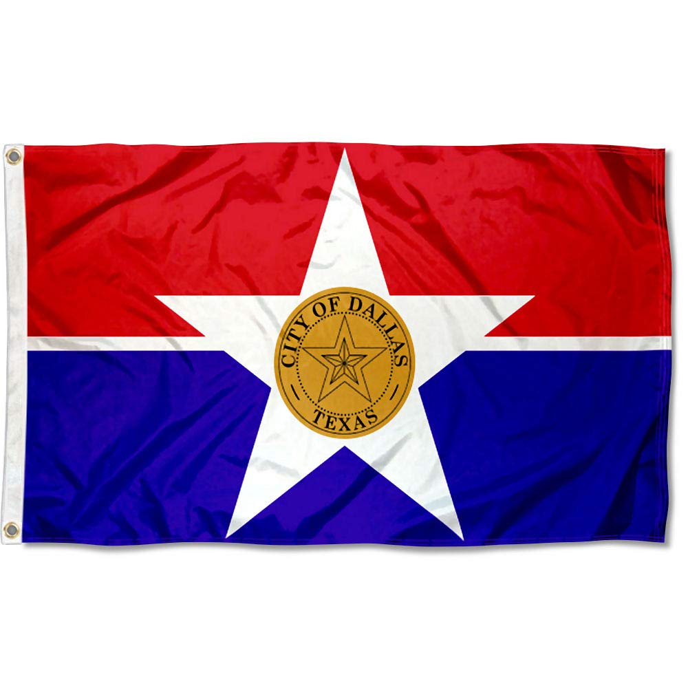 Sports Flags Pennants Company City of Dallas Flag 3x5 Foot Banner - Sports Collectibles, Sports Memorabilia, Sports Fan Shop, Sports Gifts