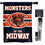 WinCraft Bears Monsters of The Midway Banner House Flag and 5 Foot Flagpole Set - Sports Collectibles, Sports Memorabilia, Sports Fan Shop, Sports Gifts