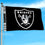 WinCraft Las Vegas Raiders Printed Header 3x5 Foot Banner Flag - Sports Collectibles, Sports Memorabilia, Sports Fan Shop, Sports Gifts