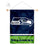 Seattle Seahawks Banner Window Wall Hanging Flag with Suction Cup - Sports Collectibles, Sports Memorabilia, Sports Fan Shop, Sports Gifts