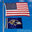 WinCraft Baltimore Ravens 2x3 Feet Flag - Sports Collectibles, Sports Memorabilia, Sports Fan Shop, Sports Gifts