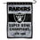 WinCraft Las Vegas Raiders 2 Time Super Bowl Champions Double Sided Garden Flag - Sports Collectibles, Sports Memorabilia, Sports Fan Shop, Sports Gifts