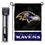 WinCraft Baltimore Ravens Garden Flag with Stand Holder - Sports Collectibles, Sports Memorabilia, Sports Fan Shop, Sports Gifts