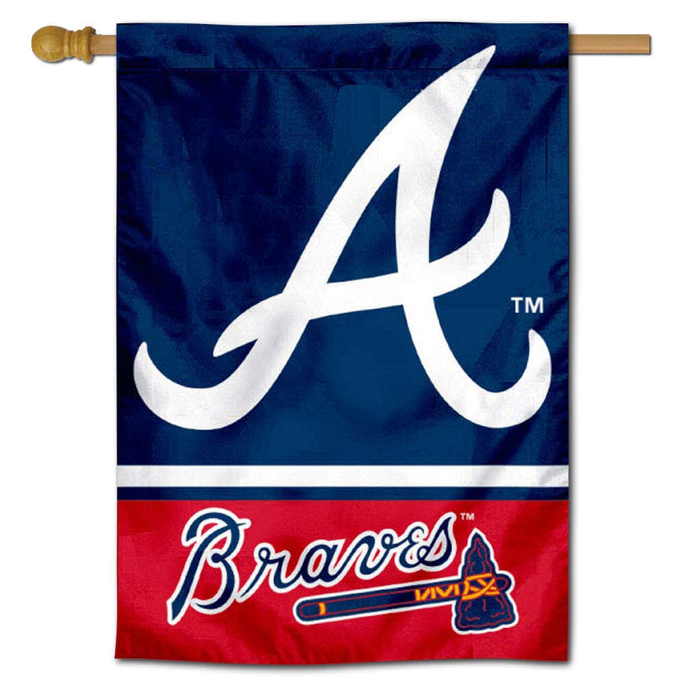 WinCraft Atlanta Two Sided House Flag - Sports Collectibles, Sports Memorabilia, Sports Fan Shop, Sports Gifts
