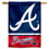 WinCraft Atlanta Two Sided House Flag - Sports Collectibles, Sports Memorabilia, Sports Fan Shop, Sports Gifts