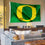 WinCraft Oregon Green 3x5 Banner Flag - Sports Collectibles, Sports Memorabilia, Sports Fan Shop, Sports Gifts