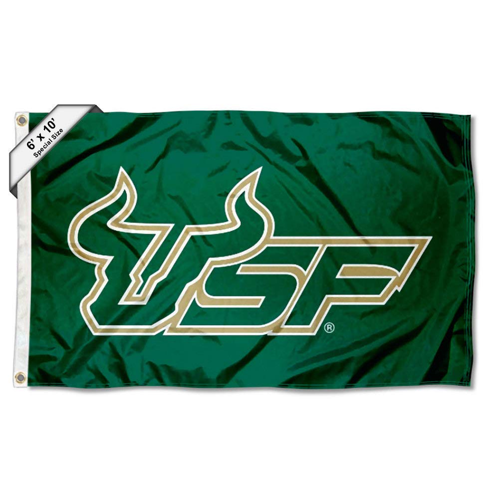 College Flags & Banners Co. South Florida Bulls 6x10 Feet Flag - Sports Collectibles, Sports Memorabilia, Sports Fan Shop, Sports Gifts