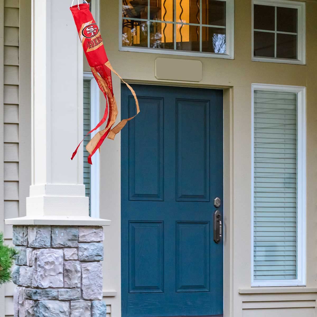 49ers Team Windsock - Sports Collectibles, Sports Memorabilia, Sports Fan Shop, Sports Gifts