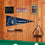 Minnesota Timberwolves Pennant Flag and Wall Tack Pads Mounts - Sports Collectibles, Sports Memorabilia, Sports Fan Shop, Sports Gifts