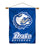 College Flags & Banners Co. Drake University Bulldogs Logo House Flag and Wood Banner Pole Set - Sports Collectibles, Sports Memorabilia, Sports Fan Shop, Sports Gifts