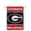 College Flags & Banners Co. Georgia Bulldogs Window Wall Banner Hanging Flag with Suction Cup - Sports Collectibles, Sports Memorabilia, Sports Fan Shop, Sports Gifts