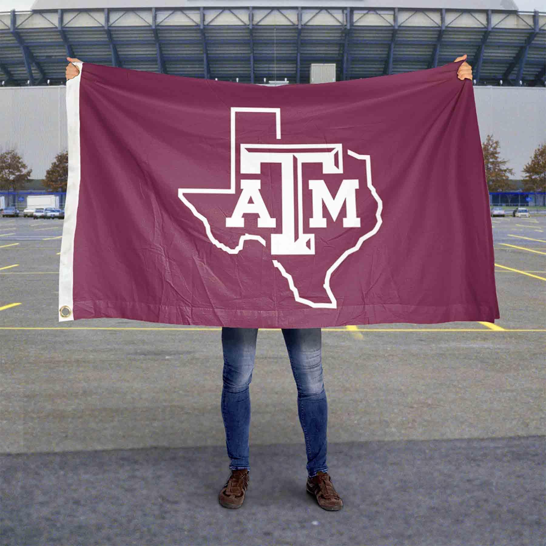 College Flags & Banners Co. Texas A&M University Lone Star 3x5 Flag - Sports Collectibles, Sports Memorabilia, Sports Fan Shop, Sports Gifts