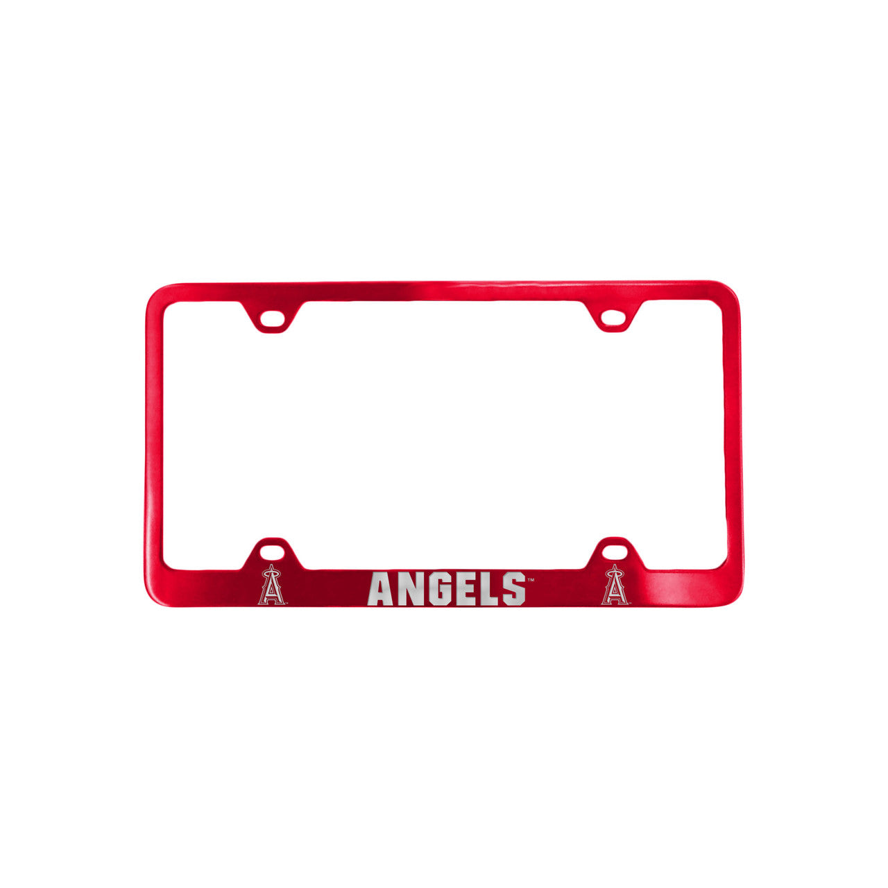 Los Angeles Angels License Plate Frame Laser Cut Red - Sports Collectibles, Sports Memorabilia, Sports Fan Shop, Sports Gifts