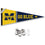 College Flags & Banners Co. Michigan Team University Wolverines Go Blue Pennant Flag and Wall Tack Mount Pads - Sports Collectibles, Sports Memorabilia, Sports Fan Shop, Sports Gifts